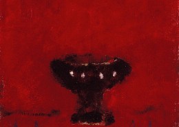 Coupe Rouge, 1991, Huile sur toile, 30 x 30 cm